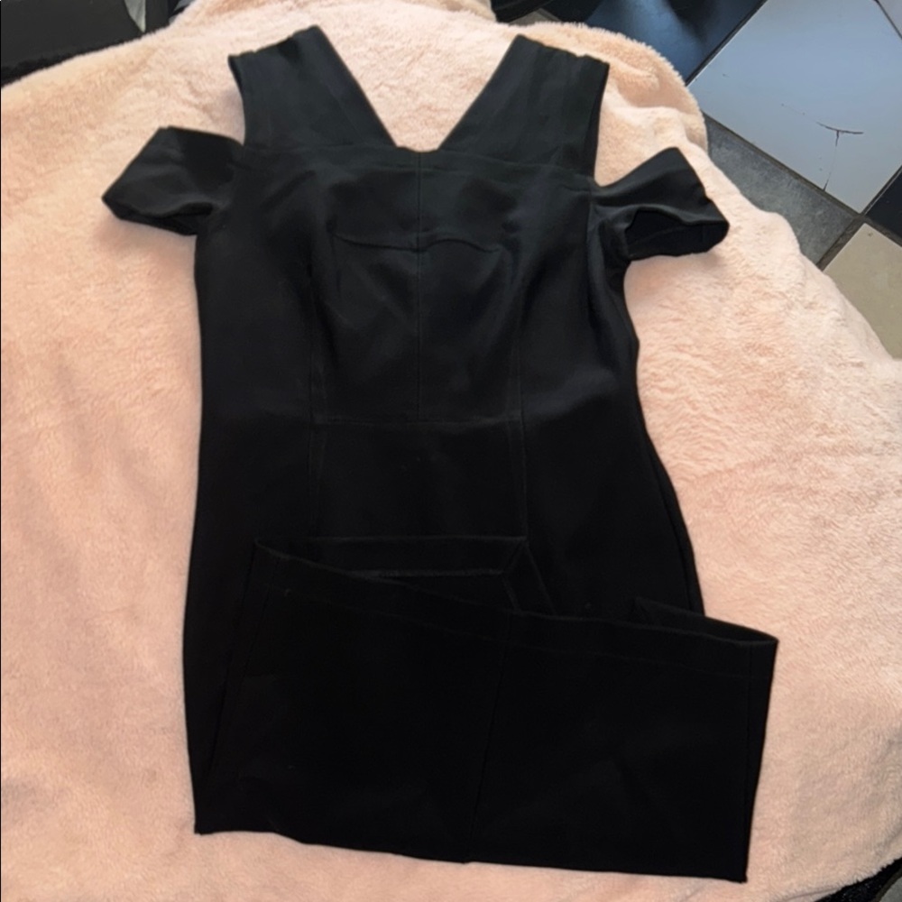 Yigal Azrouel Black Off-Shoulder Dress